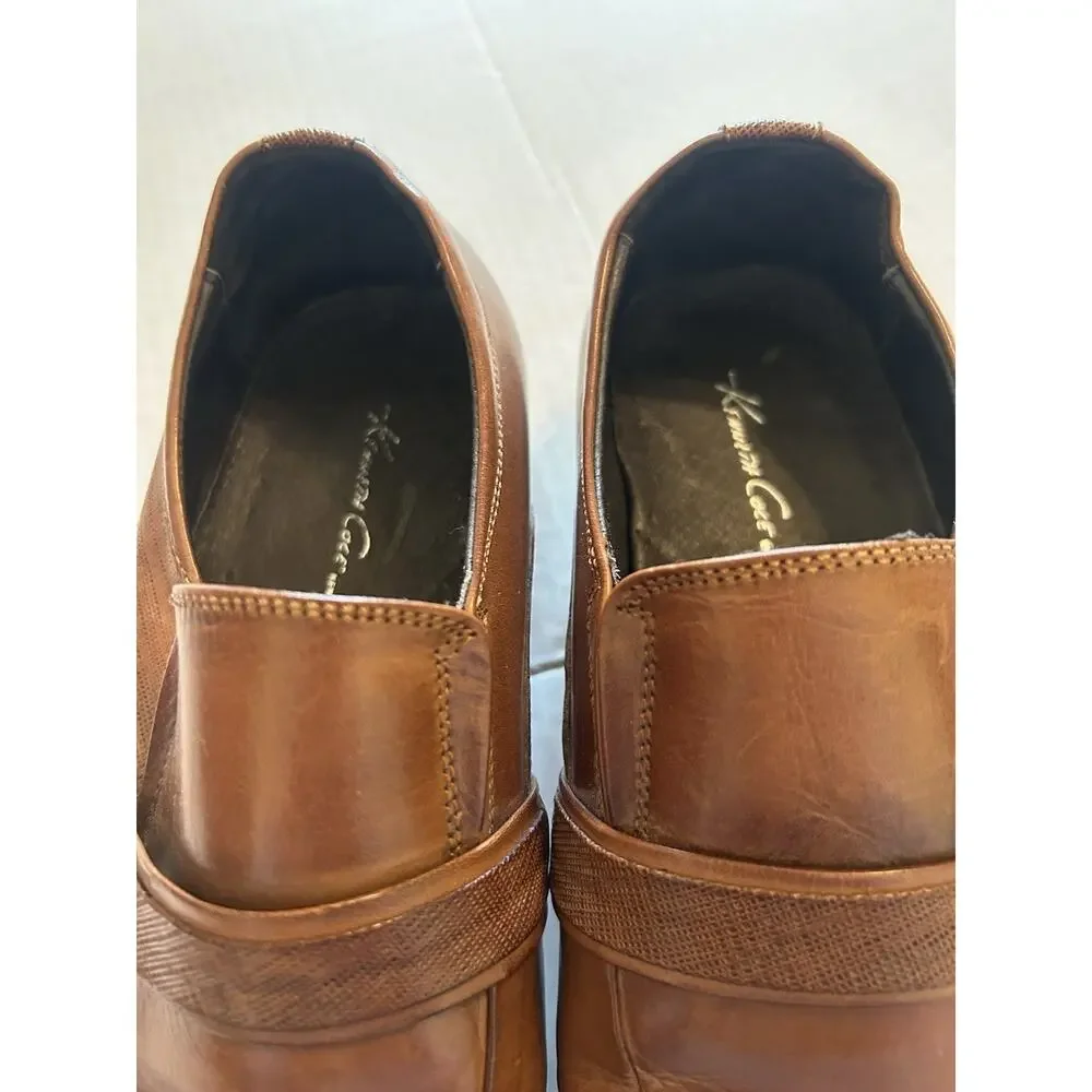 Kenneth Cole Men’s Size 9 Brown Loafers Leather Oxford‎ Shoes Dress